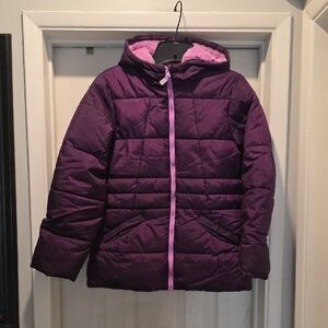 Wonder Nation Purple Puffer Jacket for Kids